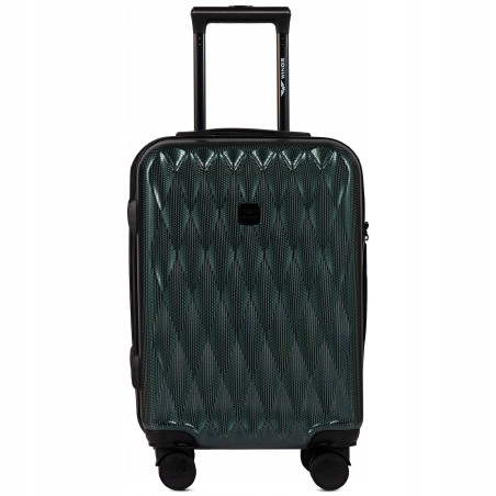 Walizka twarda kabinowa Wings poliwęglan PC190 S DARK GREEN