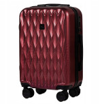 Walizka twarda kabinowa Wings poliwęglan PC190 S WINE RED
