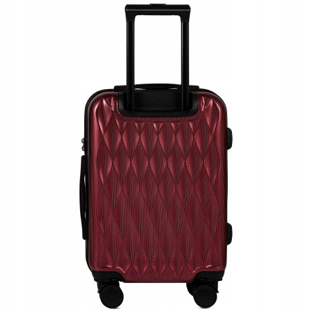 Walizka twarda kabinowa Wings poliwęglan PC190 S WINE RED