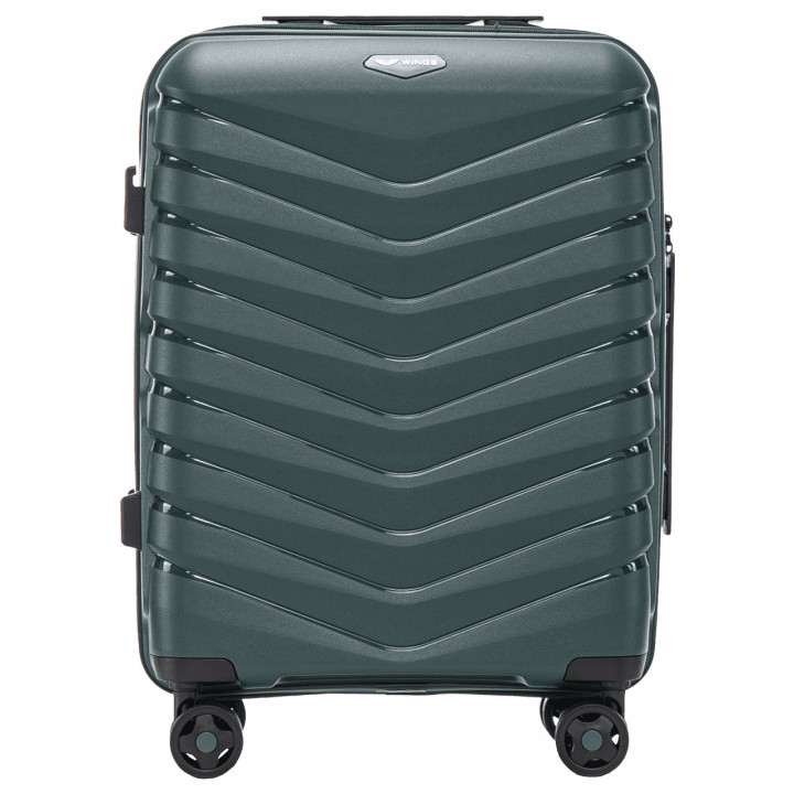 Walizka twarda kabinowa Wings polipropylen PHX01 S BLACKISH GREEN