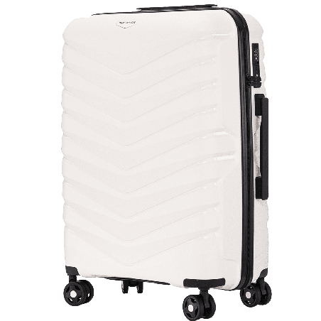 Walizka twarda kabinowa Wings polipropylen PHX01 S WHITE