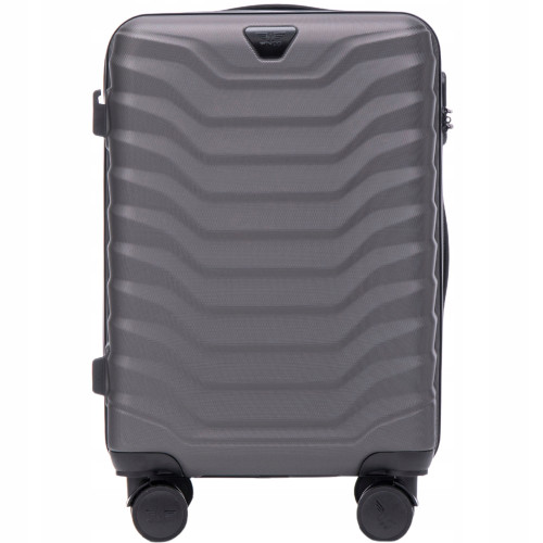 Wings Walizka twarda kabinowa ABS PEA01-S-D.GREY 38 l