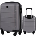 Wings Walizka twarda kabinowa mała ABS GAN01-XS-T.GREY 28 l