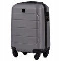 Wings Walizka twarda kabinowa mała ABS GAN01-XS-T.GREY 28 l