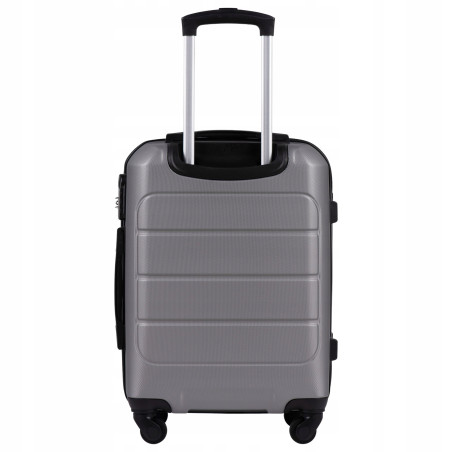 Wings Walizka twarda kabinowa ABS GAN01-S-T.GREY38 l