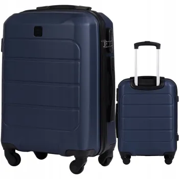 Wings Walizka twarda kabinowa ABS GAN01-S-BLUE 38L