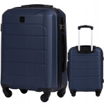 Wings Walizka twarda kabinowa ABS GAN01-S-BLUE 38L