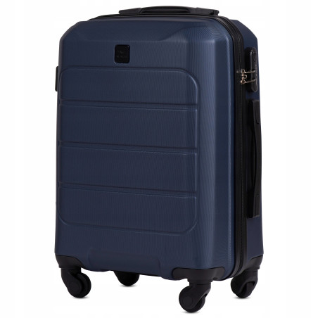 Wings Walizka twarda kabinowa ABS GAN01-S-BLUE 38L