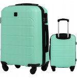 Wings Walizka twarda kabinowa ABS GAN01-S-L.GREEN 38 l