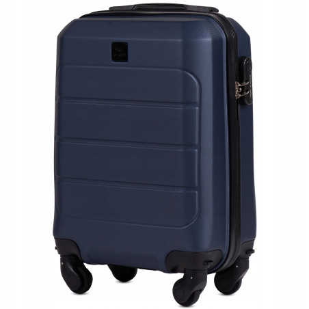 Wings Walizka twarda kabinowa mała ABS GAN01-XS-BLUE 28L