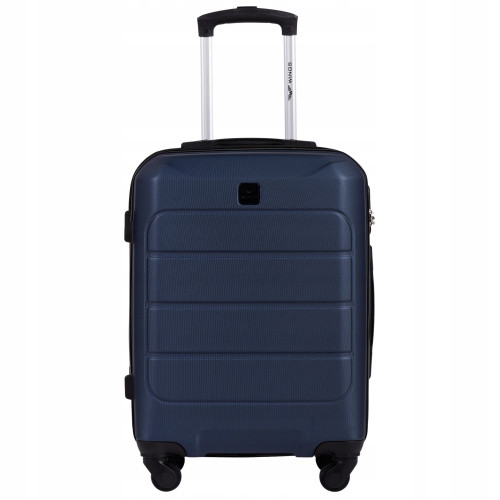 Wings Walizka twarda kabinowa ABS GAN01-S-BLUE 38L
