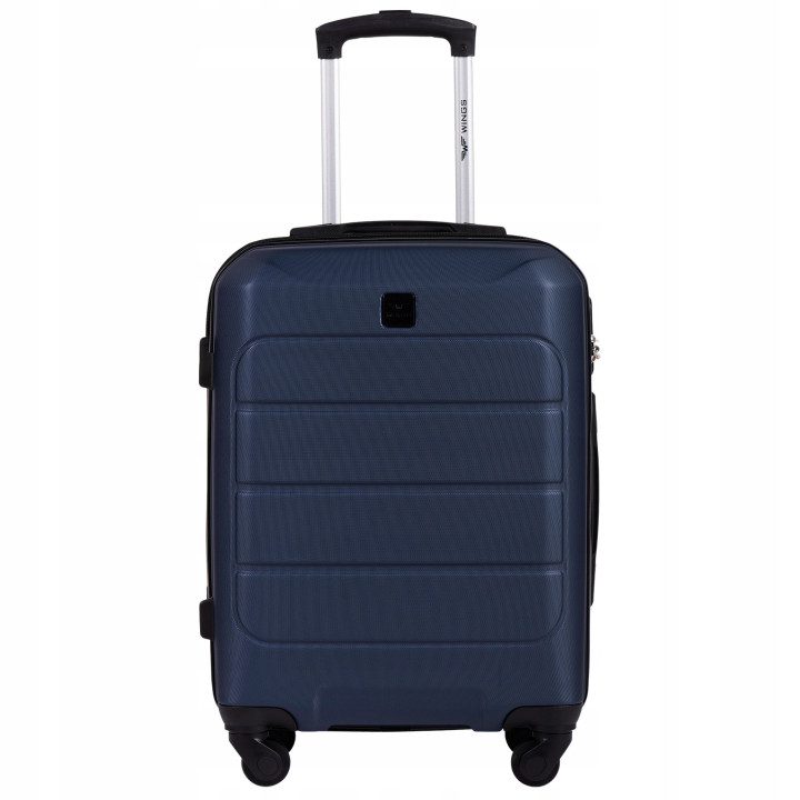 Wings Walizka twarda kabinowa ABS GAN01-S-BLUE 38L