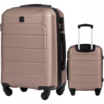 Wings Walizka twarda kabinowa ABSGAN01-S-CHAMPAGNE 38 l