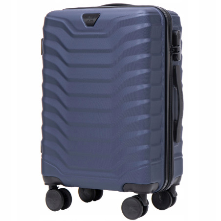 Wings Walizka twarda kabinowa ABS PEA01-S-BLUE 38 l