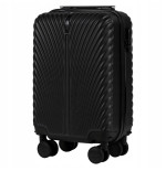 Walizka twarda kabinowa Wings ABS SN120 S BLACK 38 l