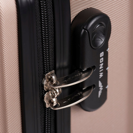 Wings Walizka twarda kabinowa mała ABS GAN01-XS-BLUE 28L