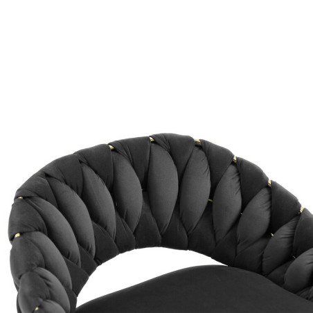 Hoker regulowany, krzesło barowe, FARVISO czarny elegancki loft