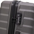 Wings Walizka twarda kabinowa ABS PEA01-S-D.GREY 38 l