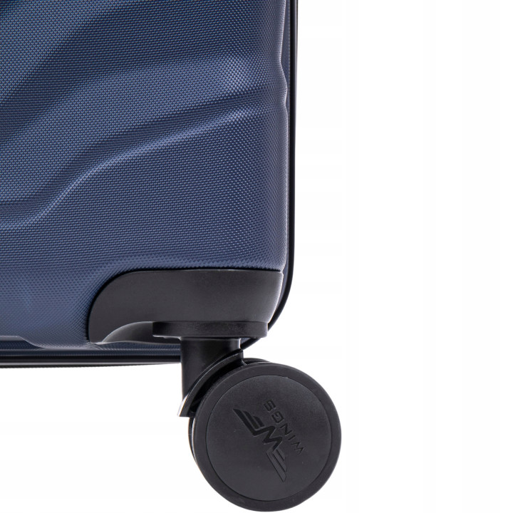 Wings Walizka twarda kabinowa ABS PEA01-S-BLUE 38 l