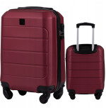 Wings Walizka twarda kabinowa mała ABS GAN01-XS-MAROON 28L