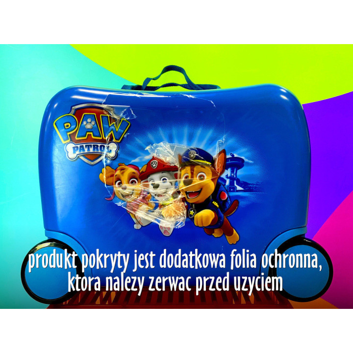 Walizka jeżdząca podróżna - Psi Patrol - żółta mała 28L