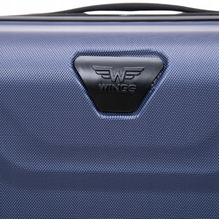 Wings Walizka twarda kabinowa ABS PEA01-S-BLUE 38 l