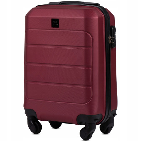 Wings Walizka twarda kabinowa mała ABS GAN01-XS-MAROON 28L