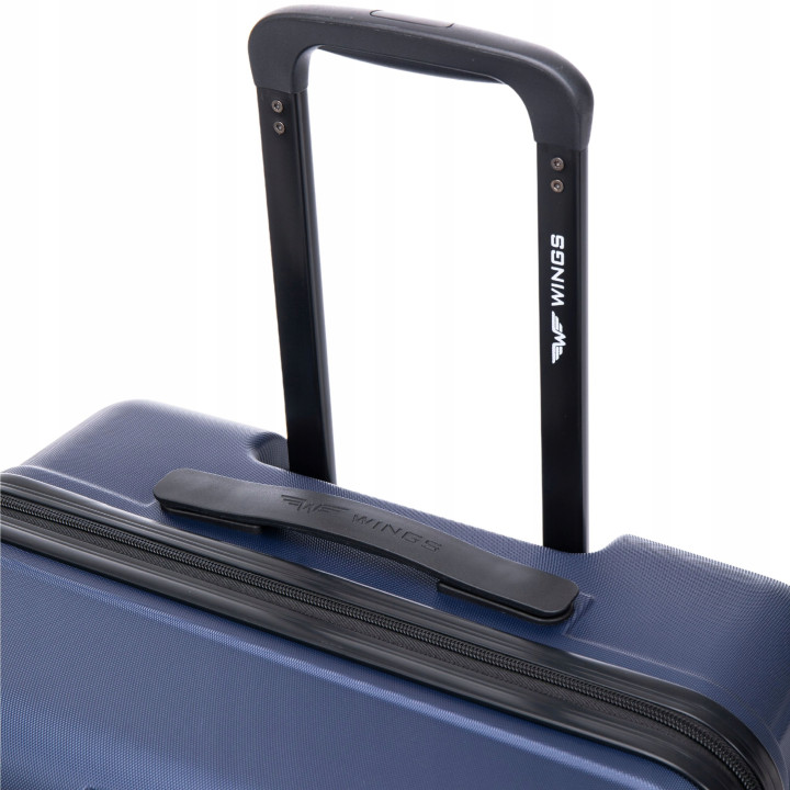 Wings Walizka twarda kabinowa ABS PEA01-S-BLUE 38 l