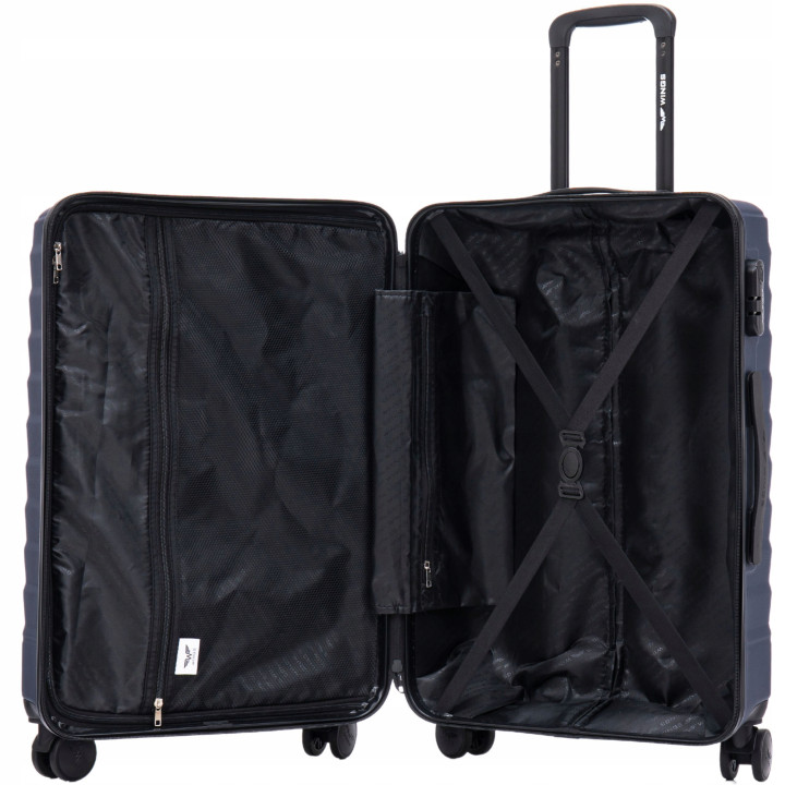 Wings Walizka twarda kabinowa ABS PEA01-S-BLUE 38 l