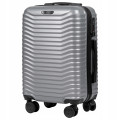 Walizka WINGS twarda kabinowa poliwęglan (polikarbonat) PC140 S SILVER 38 l