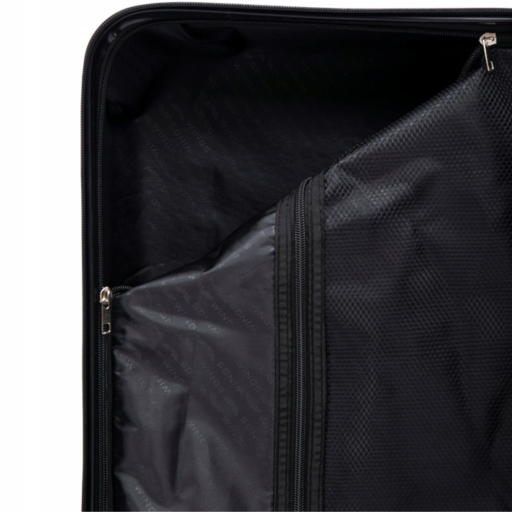 Wings Walizka twarda kabinowa ABS PEA01-S-BLUE 38 l