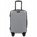 Walizka WINGS twarda kabinowa poliwęglan (polikarbonat) PC140 S SILVER 38 l