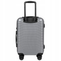 Walizka WINGS twarda kabinowa poliwęglan (polikarbonat) PC140 S SILVER 38 l