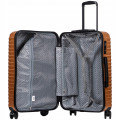 Walizka WINGS twarda kabinowa poliwęglan (polikarbonat) PC140 S SILVER 38 l