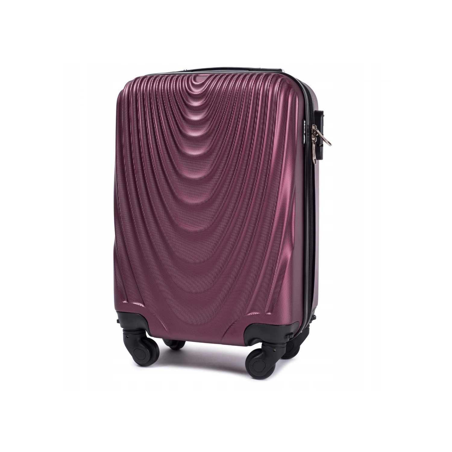 Walizka WINGS twarda kabinowa mała ABS 304 XS BURGUNDY 28 l