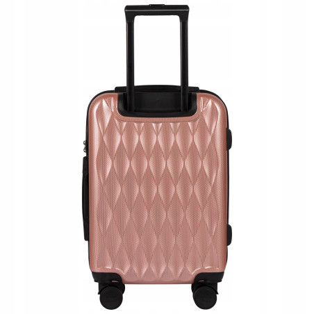 Walizka WINGS twarda kabinowa poliwęglan (polikarbonat) PC190 S PINK 38 l