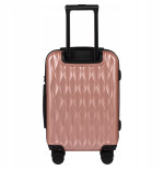 Walizka WINGS twarda kabinowa poliwęglan (polikarbonat) PC190 S PINK 38 l