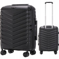 Walizka WINGS twarda kabinowa polipropylen PHX01 S BLACK 38 l