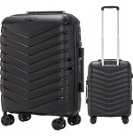 Walizka WINGS twarda kabinowa polipropylen PHX01 S BLACK 38 l