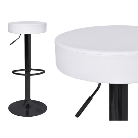 Hoker barowy/ Krzesło do jadalni PORTO białe