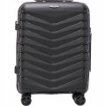Walizka WINGS twarda kabinowa polipropylen PHX01 S BLACK 38 l