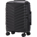 Walizka WINGS twarda kabinowa polipropylen PHX01 S BLACK 38 l