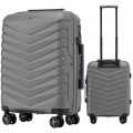 Walizka WINGS twarda kabinowa polipropylen PHX01 S DARK GREY 38 l