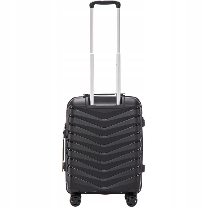 Walizka WINGS twarda kabinowa polipropylen PHX01 S BLACK 38 l