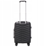 Walizka WINGS twarda kabinowa polipropylen PHX01 S BLACK 38 l