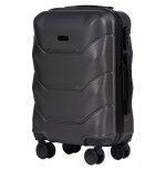 Walizka WINGS twarda kabinowa ABS Peacock 149 S DARK GREY 38 l