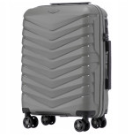 Walizka WINGS twarda kabinowa polipropylen PHX01 S DARK GREY 38 l