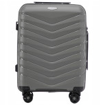 Walizka WINGS twarda kabinowa polipropylen PHX01 S DARK GREY 38 l