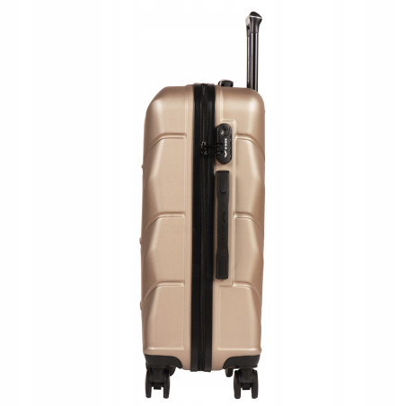 Walizka WINGS twarda kabinowa ABS Peacock 149 S DARK GREY 38 l