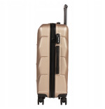Walizka WINGS twarda kabinowa ABS Peacock 149 S DARK GREY 38 l